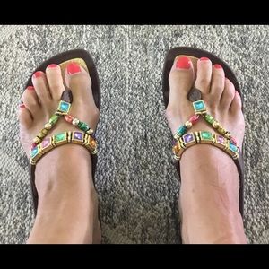 Jeweled Sandals